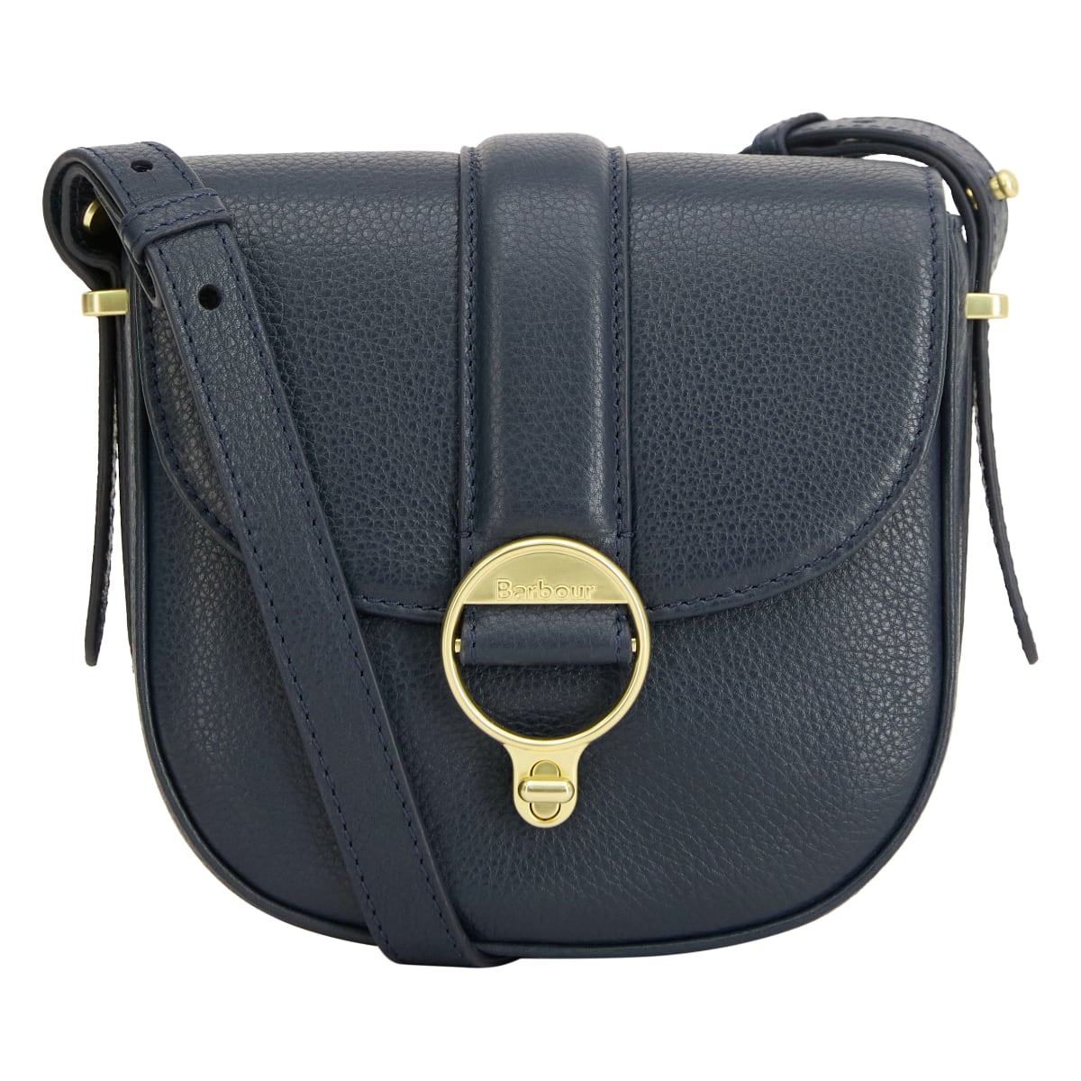Barbour Elm Leather Crossbody Bag | Navy