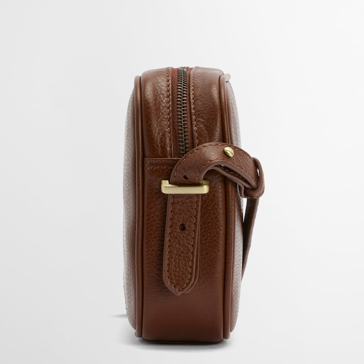 Barbour Daphne Leather Crossbody Bag | Brown