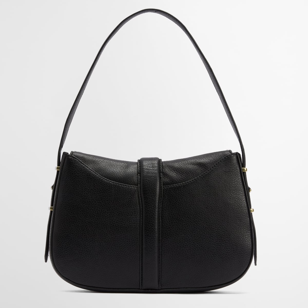 Barbour Alder Leather Shoulder Bag | Black