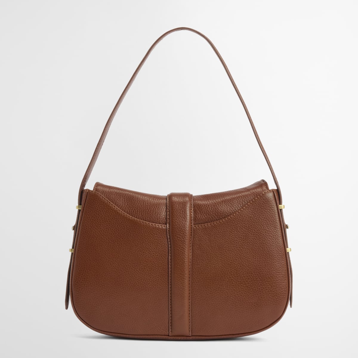 Barbour Alder Leather Shoulder Bag | Brown