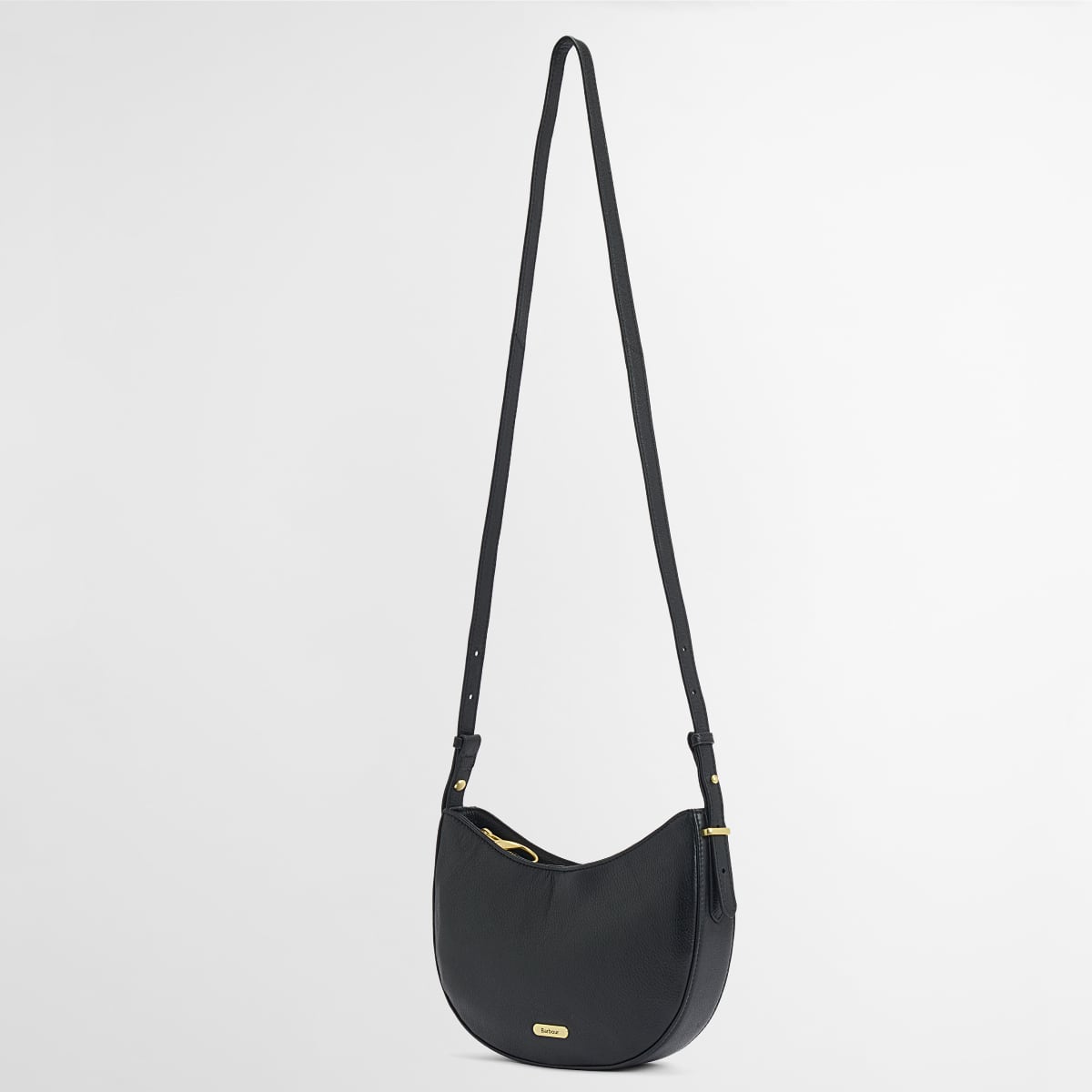 Barbour Sorrel Leather Sling Shoulder Bag | Black