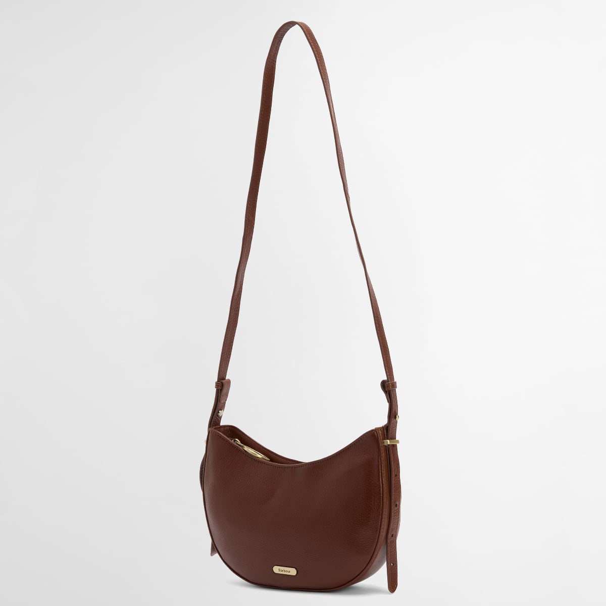 Barbour Sorrel Leather Sling Shoulder Bag | Brown