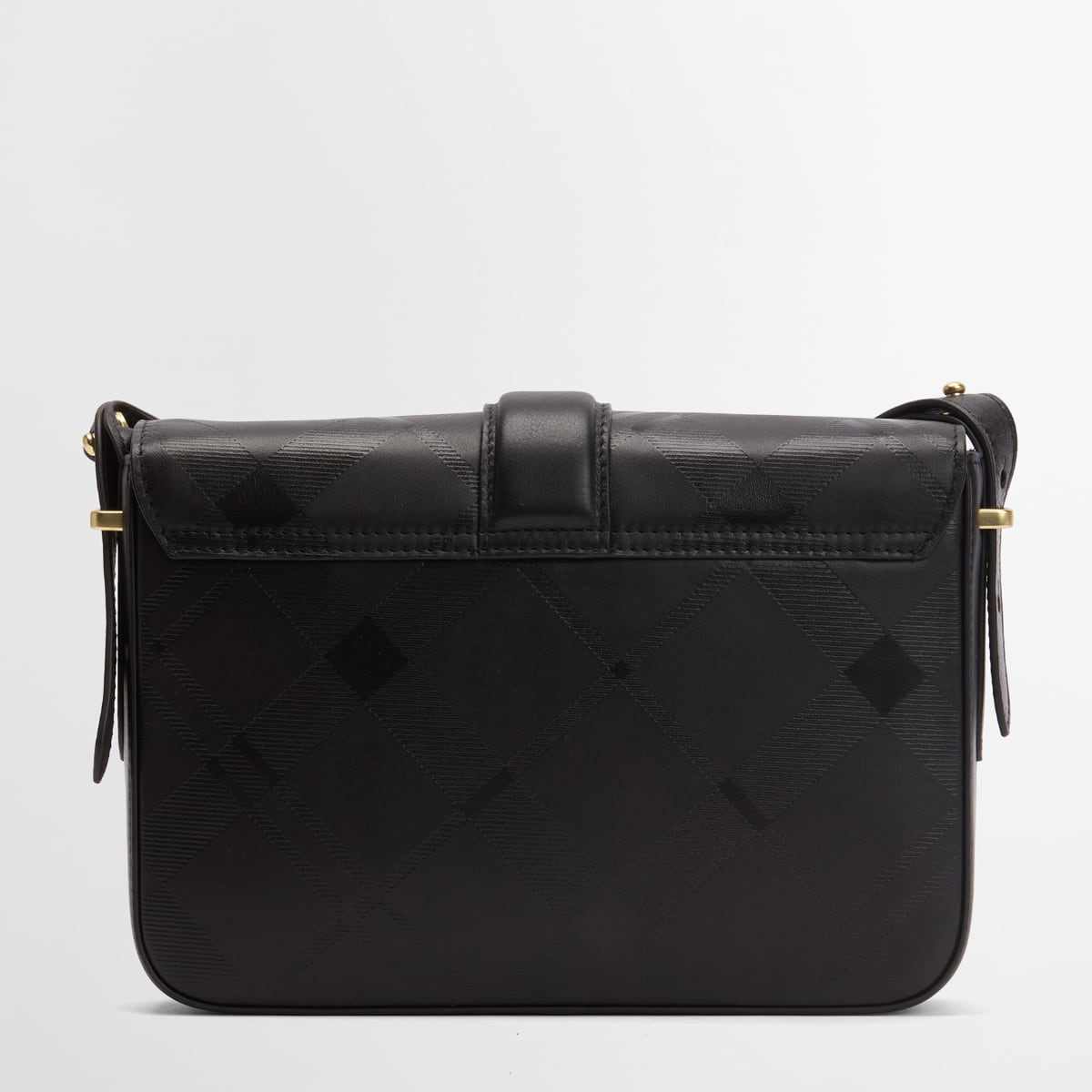 Barbour Rosa Leather DEBOSS Crossbody Bag | Black Deboss