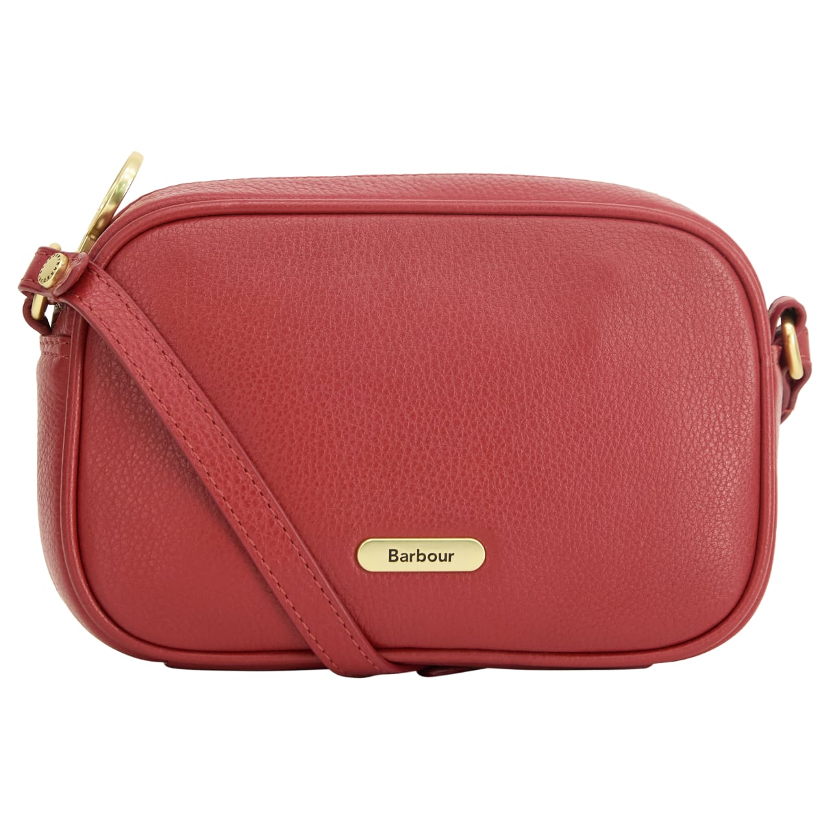 Barbour Daphne Mini Leather Crossbody Bag | Red