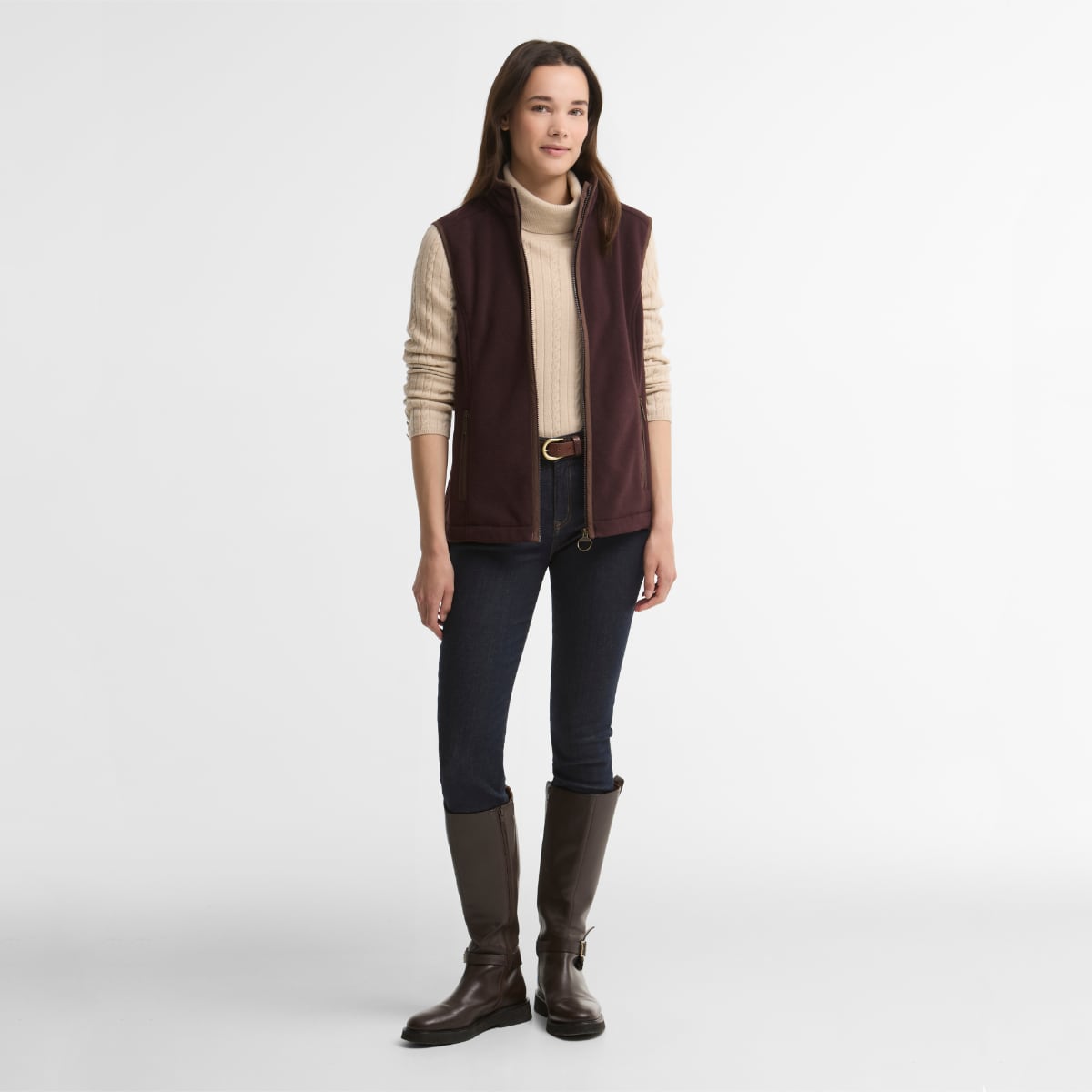 Barbour Country Colton Fleece Women's Gilet | Fig