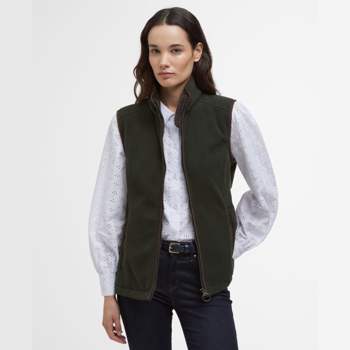 Barbour Country Colton Fleece Women's Gilet | Sage
