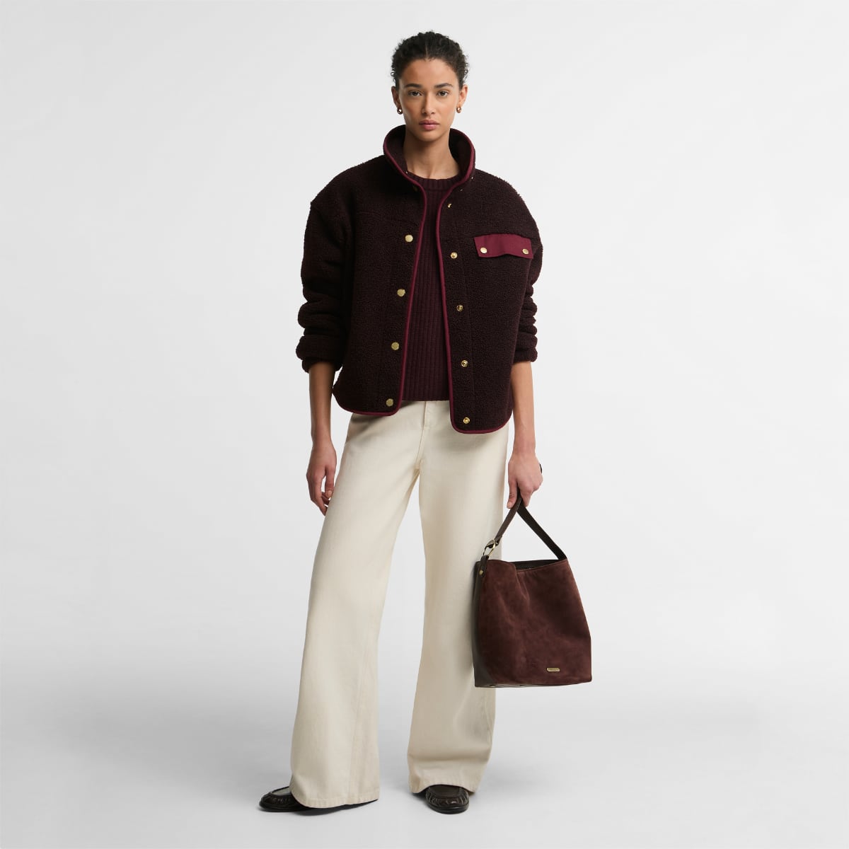 Barbour Mabel Fleece Women's Jacket | Fig