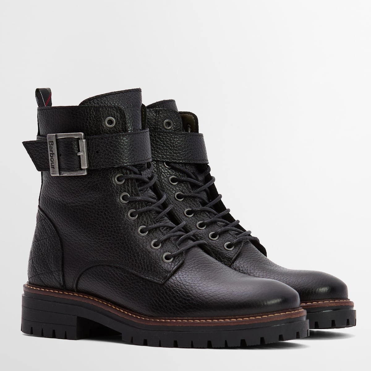 Barbour Heidi Women's Commando Boots | Black