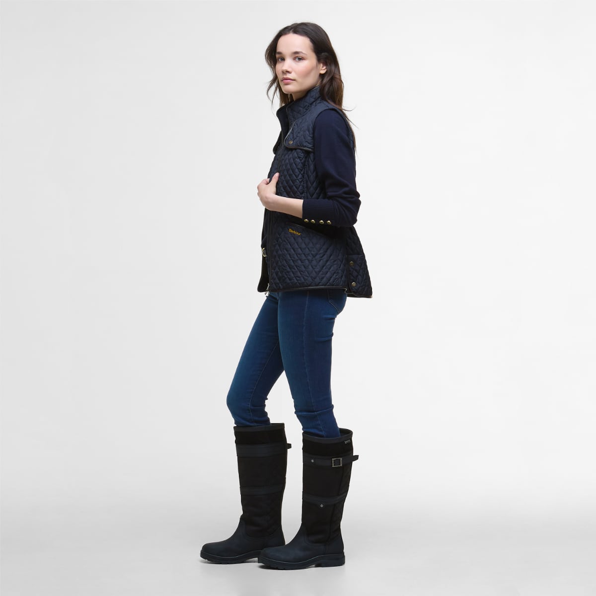 Barbour Dahlia Women's Quilted Gilet | Navy