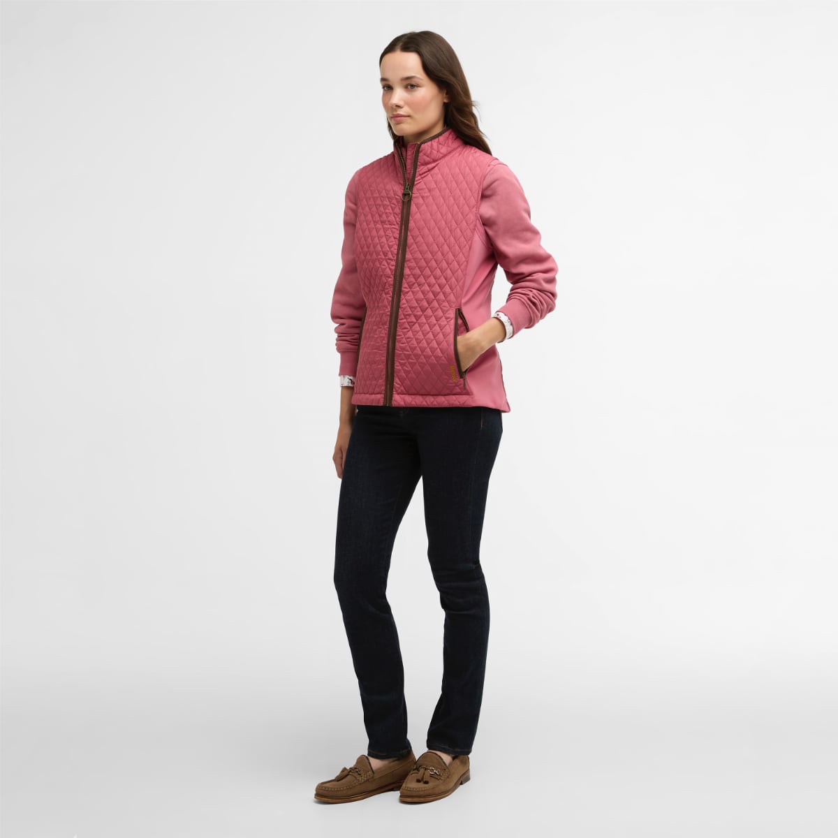 Barbour Basswood Women's Quilted Gilet | Wild Berry