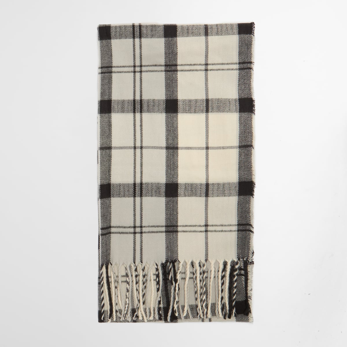 Barbour Dover Beanie & Hailes Scarf Gift Set | Monochrome Tartan