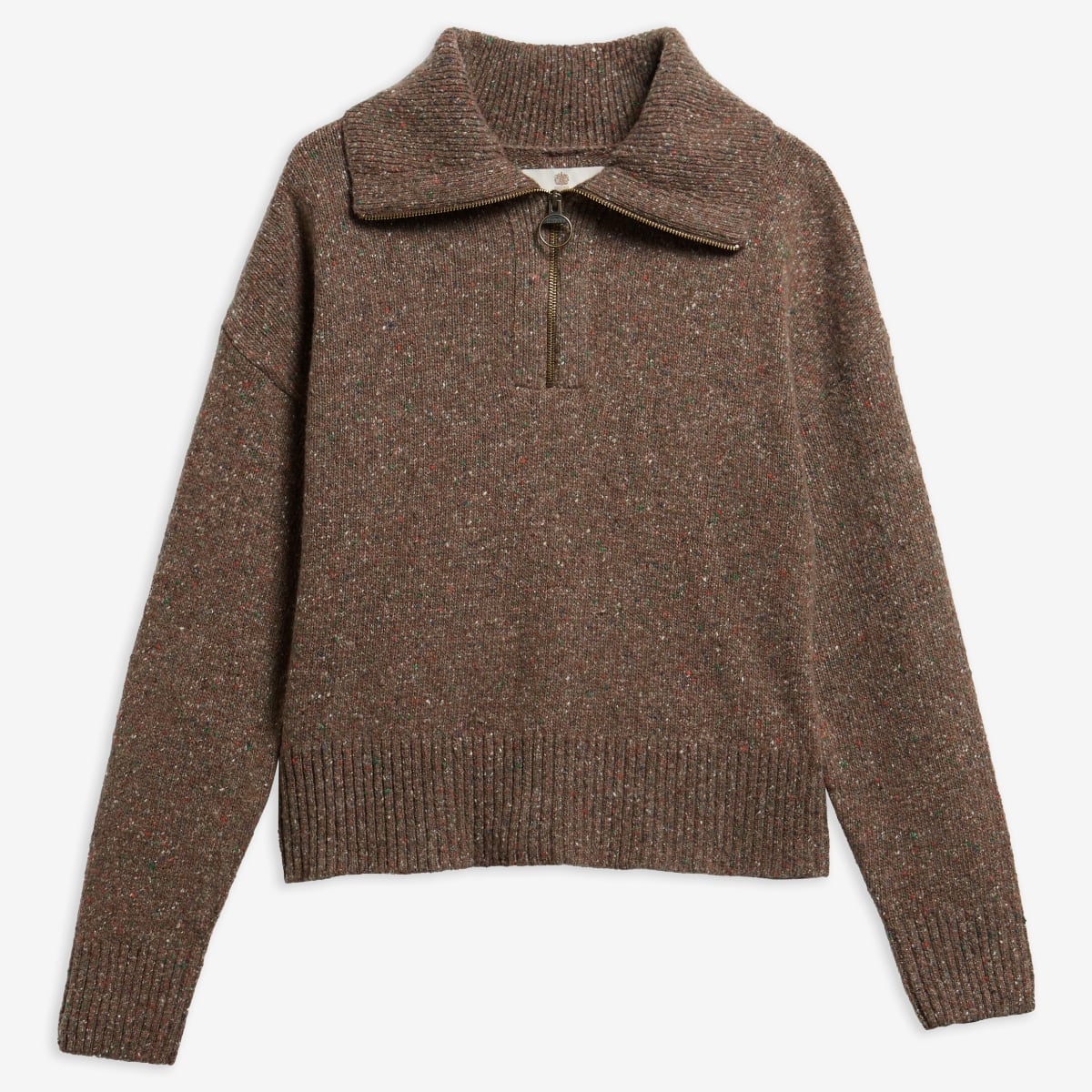 Barbour Lavensdale Half-Zip Women's Knit | Deep Camel