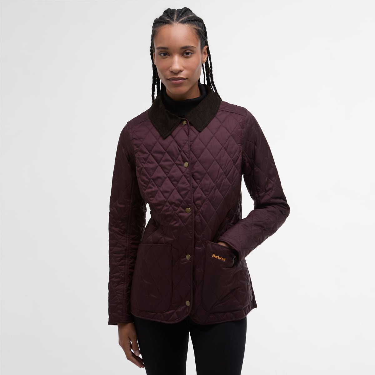 Barbour Annandale Women's Quilted Jacket | Black Cherry