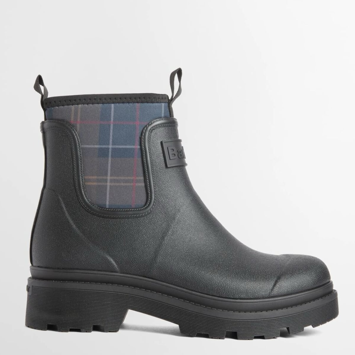 Barbour Cynthia Chelsea Ankle Women's Wellingtons | Black/Shadow Tartan