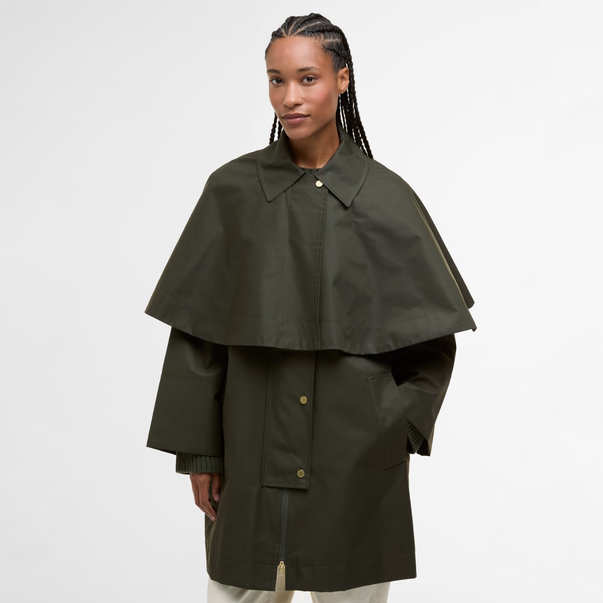 Barbour Fia Women's Showerproof Jacket | Sage