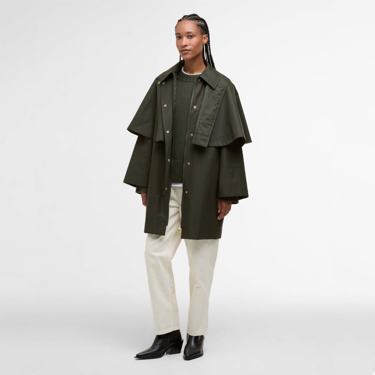 Barbour Fia Women's Showerproof Jacket | Sage