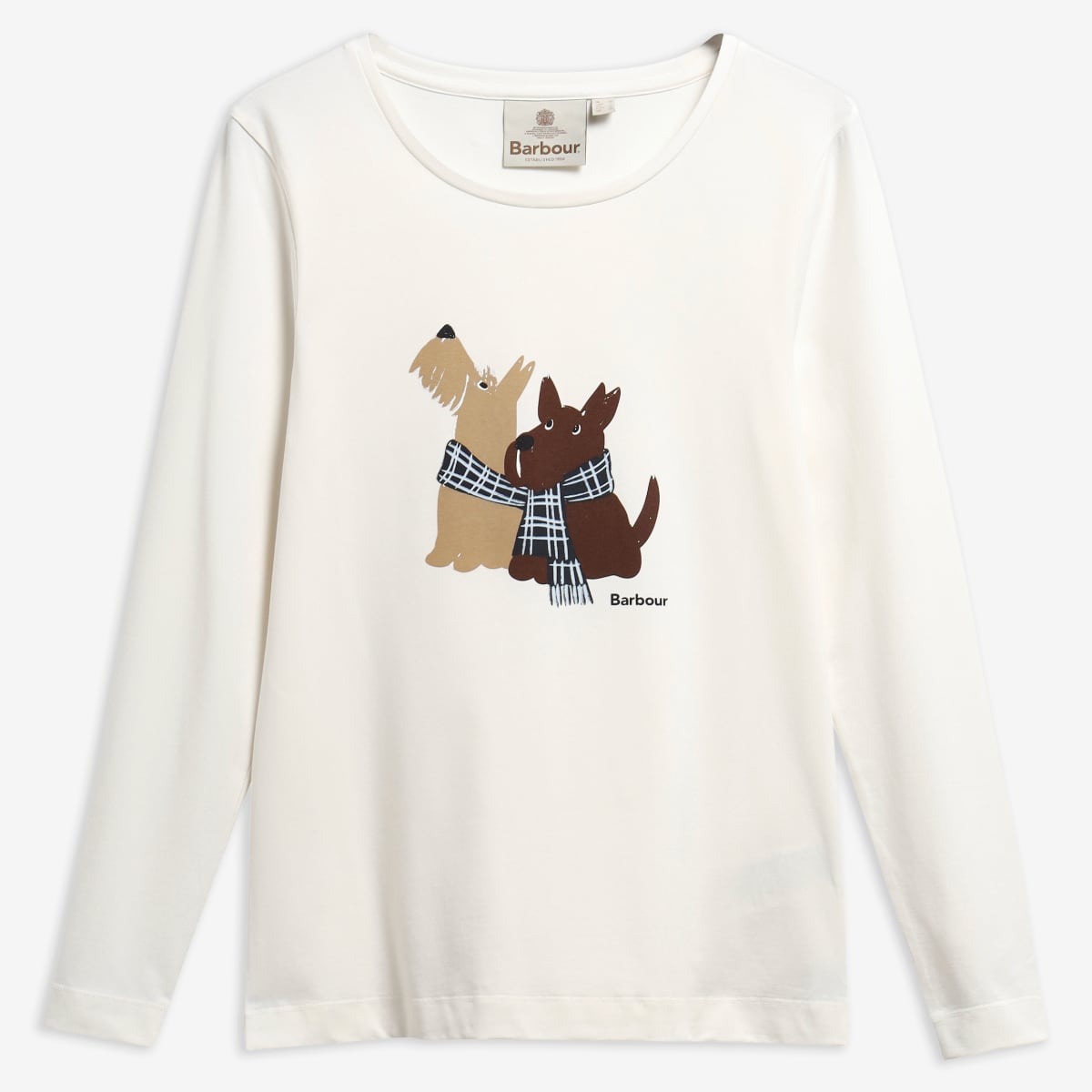 Barbour Lossie Long-Sleeved Women's T-Shirt | Cloud