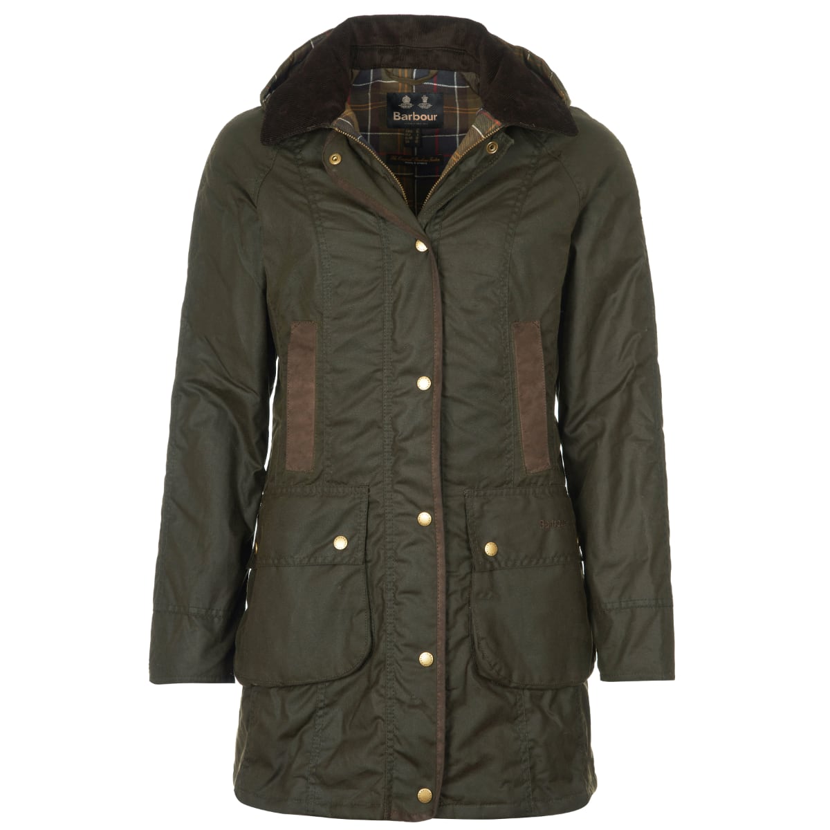 Barbour Bower Women's Waxed Jacket | Olive