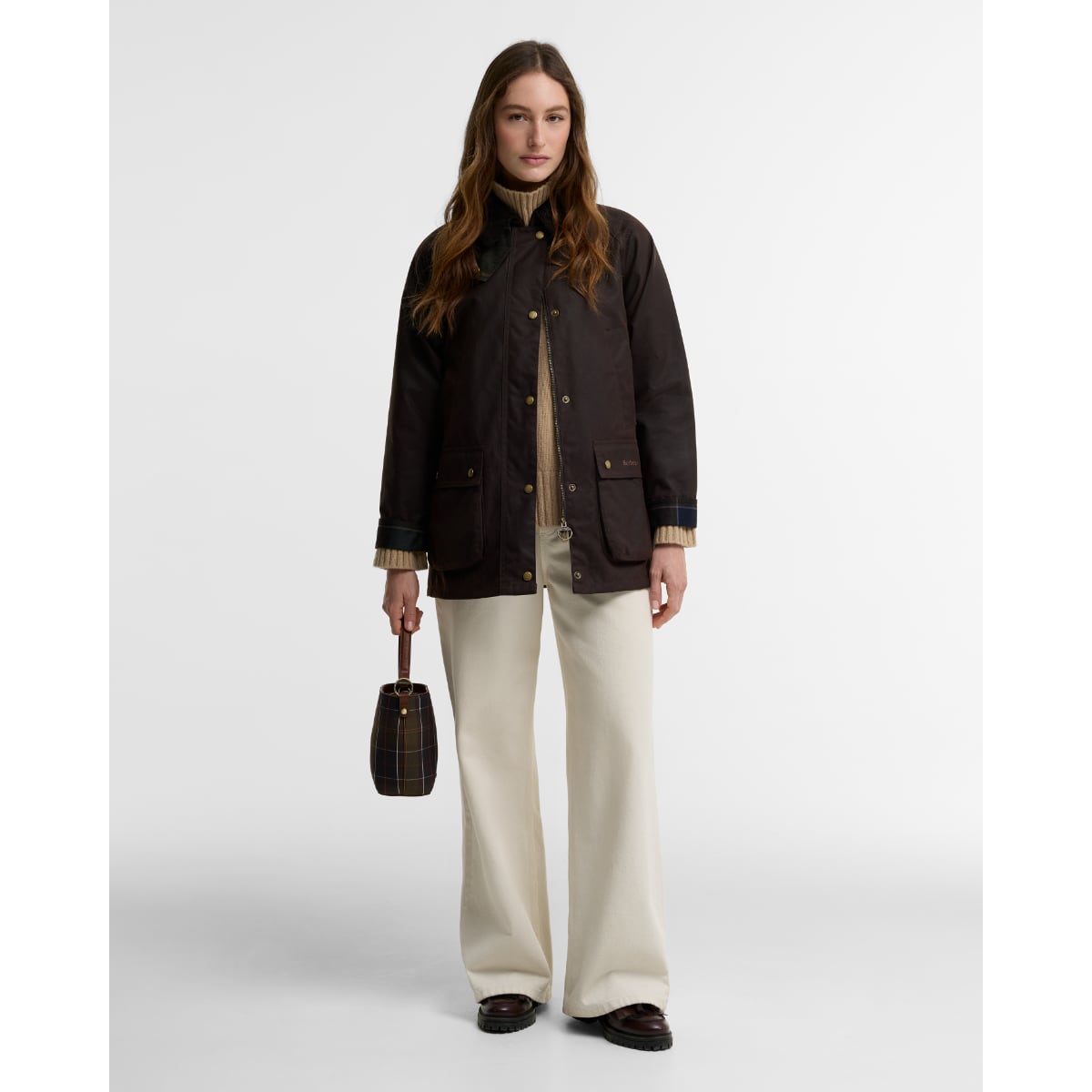Barbour Acorn Women's Waxed Jacket | Rustic