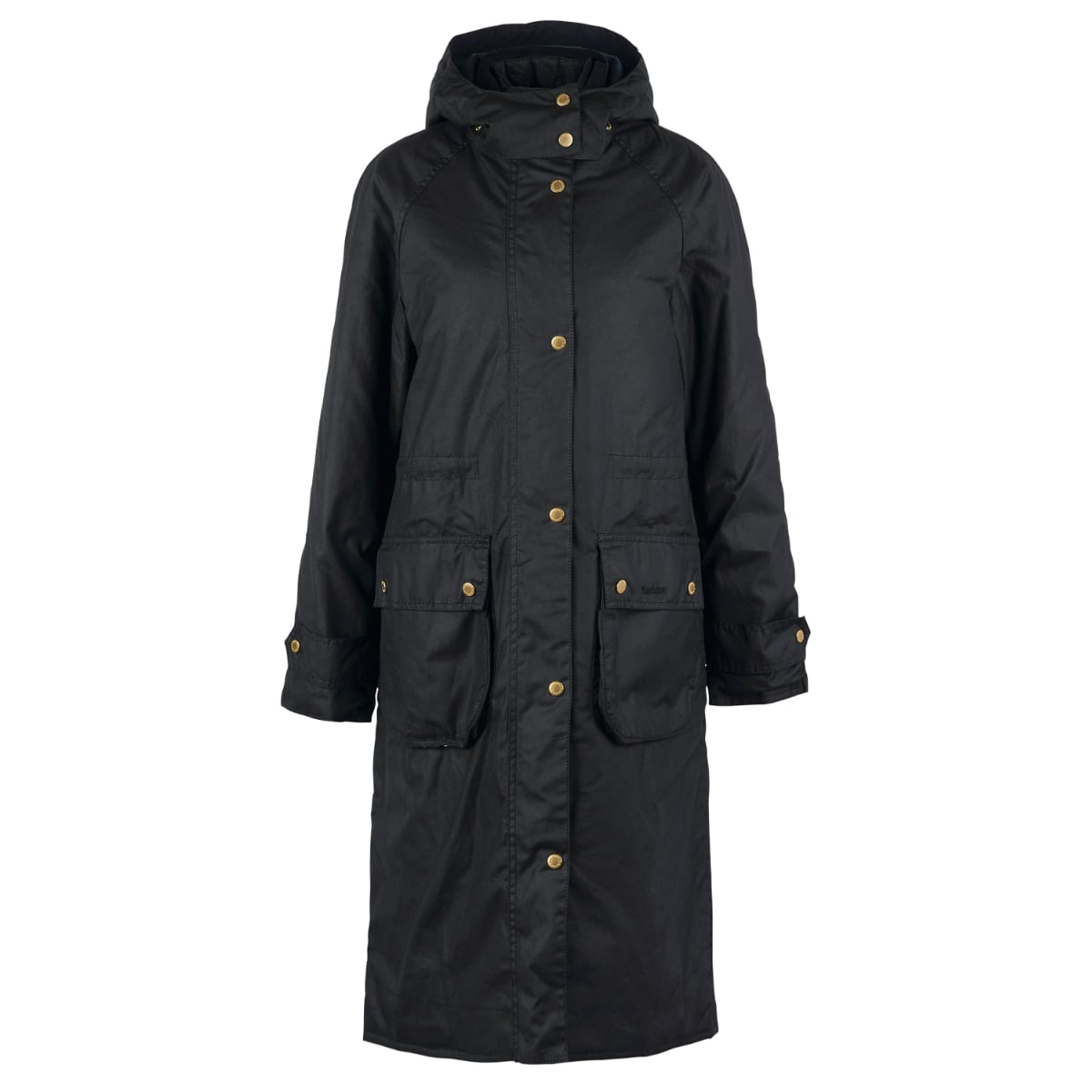 Barbour LONG Cannich Women's Waxed Jacket | Black