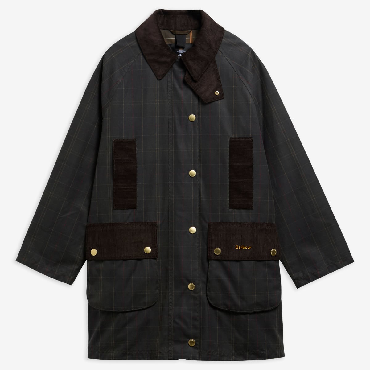 Barbour Tartan Reimagined Icons Tartan Modern Beaufort Waxed Women's Jacket | Classic/Olive