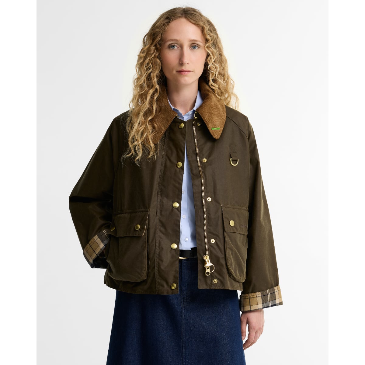 Barbour Icons Modern Spey Waxed Women's Jacket | Beech/Birchwood