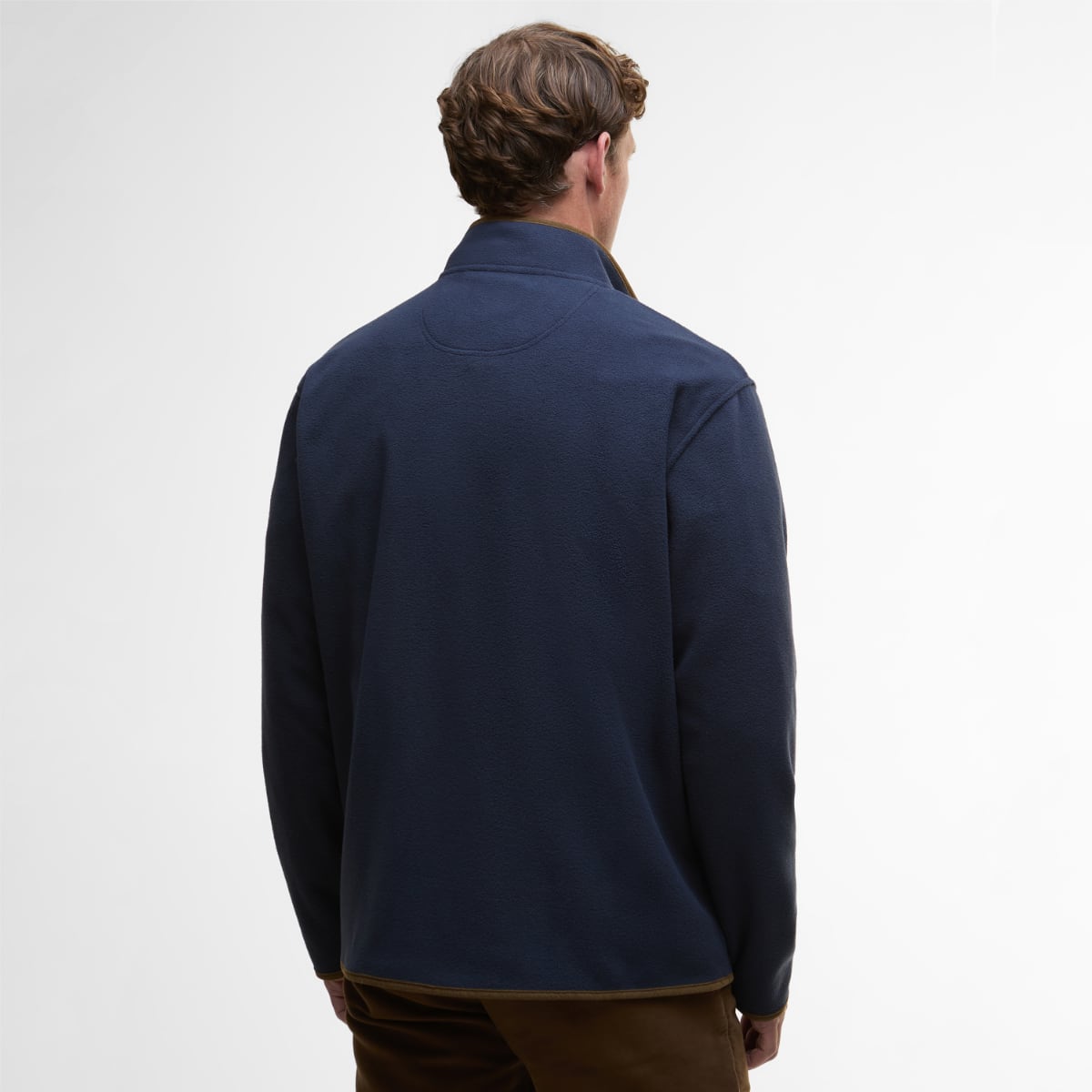 Barbour Harwood Zip-Thru Fleece Men's Jacket | Navy
