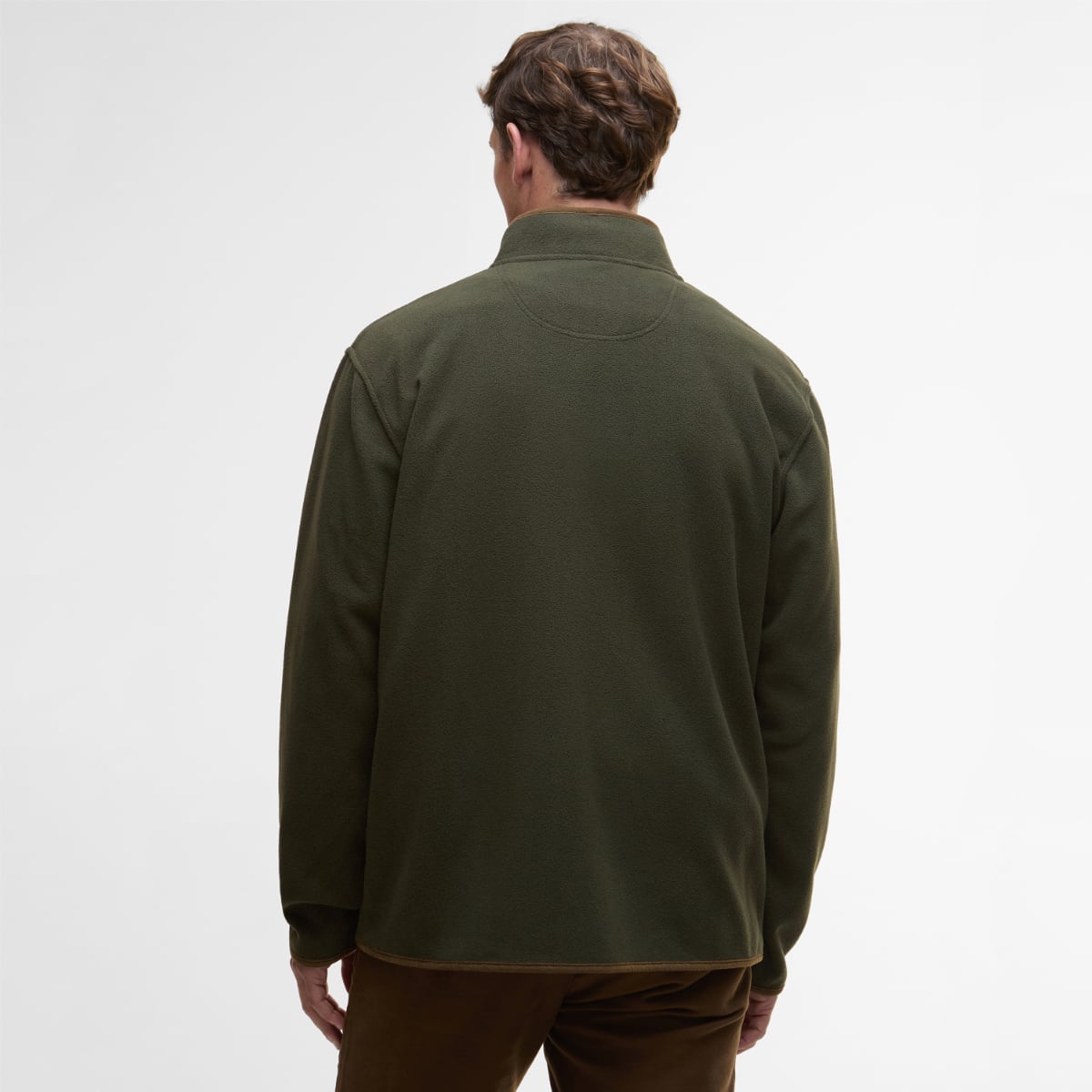 Barbour Harwood Zip-Thru Fleece Men's Jacket | Olive