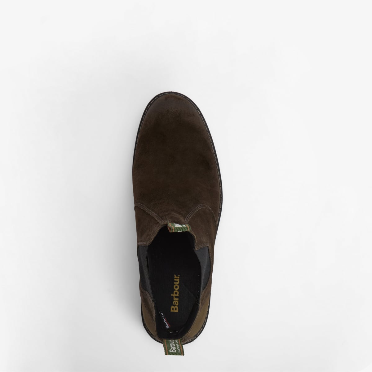 Barbour Patton Men's Chelsea Boots | Oiled Brown Suede