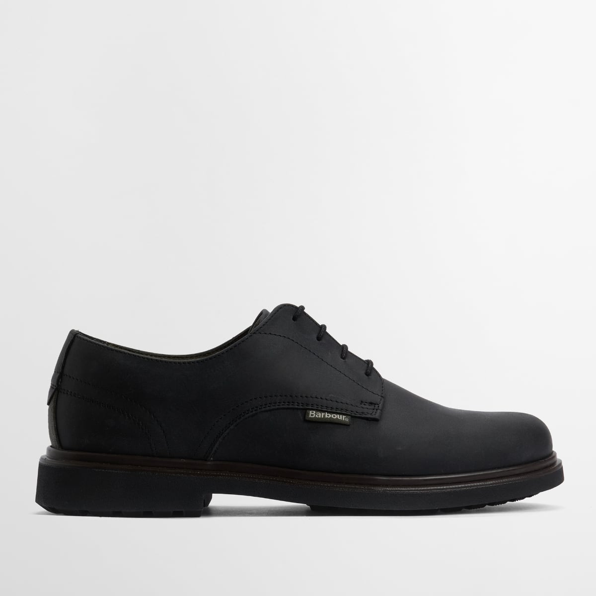 Barbour Carthy Men's Derby Brogue Shoe | Black