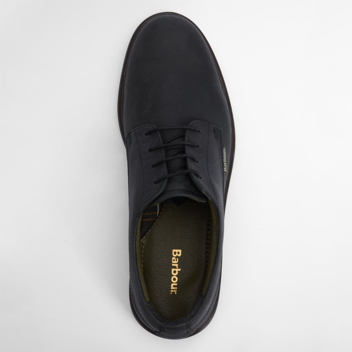 Barbour Carthy Men's Derby Brogue Shoe | Black