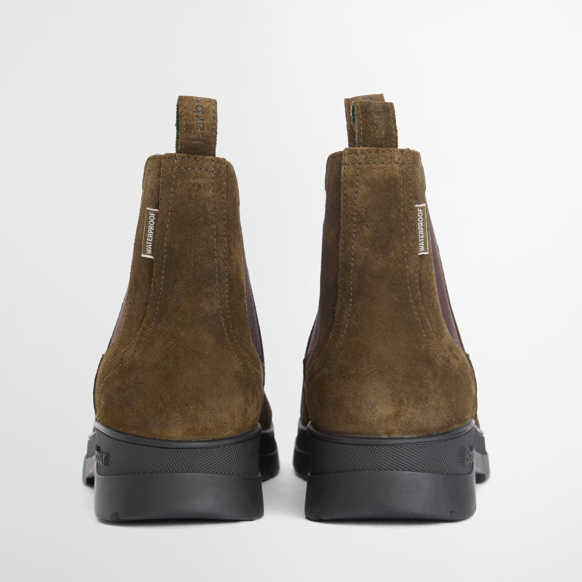Barbour Turnbull Men's Chelsea Boots | Oiled Olive Suede