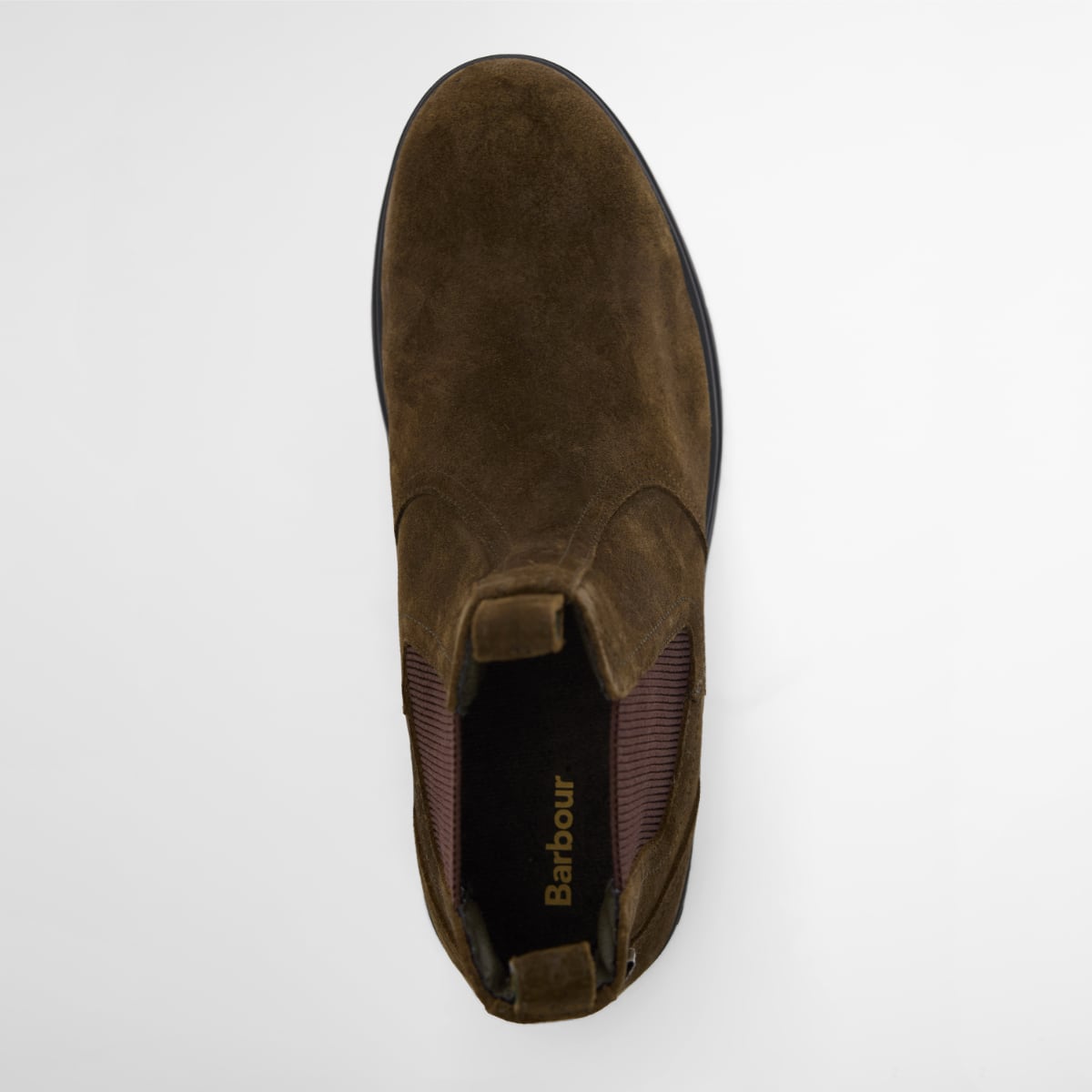 Barbour Turnbull Men's Chelsea Boots | Oiled Olive Suede