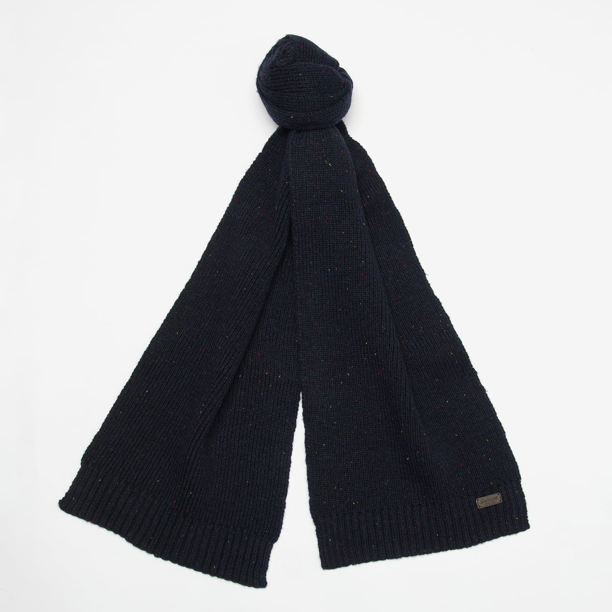 Barbour Carlton Fleck Beanie & Scarf Gift Set | Classic Navy