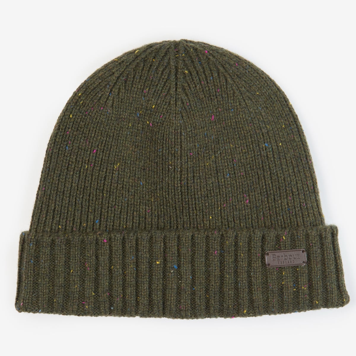 Barbour Carlton Fleck Beanie & Scarf Gift Set | Olive