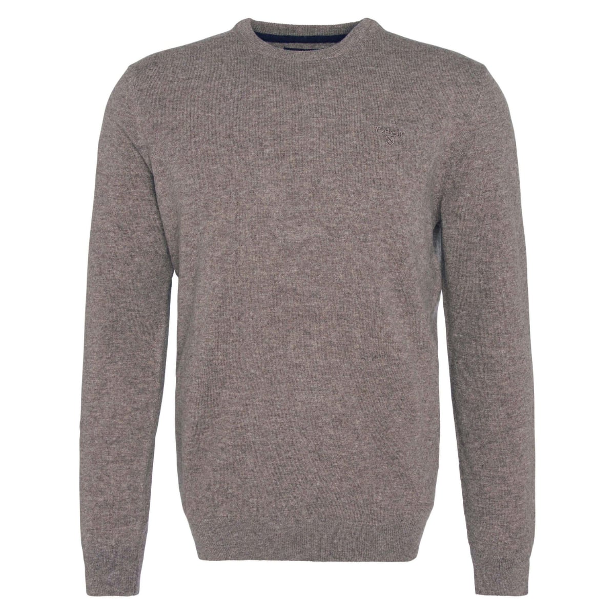 Barbour Essential Lambswool Crew Neck Men's Jumper | Dark Stone