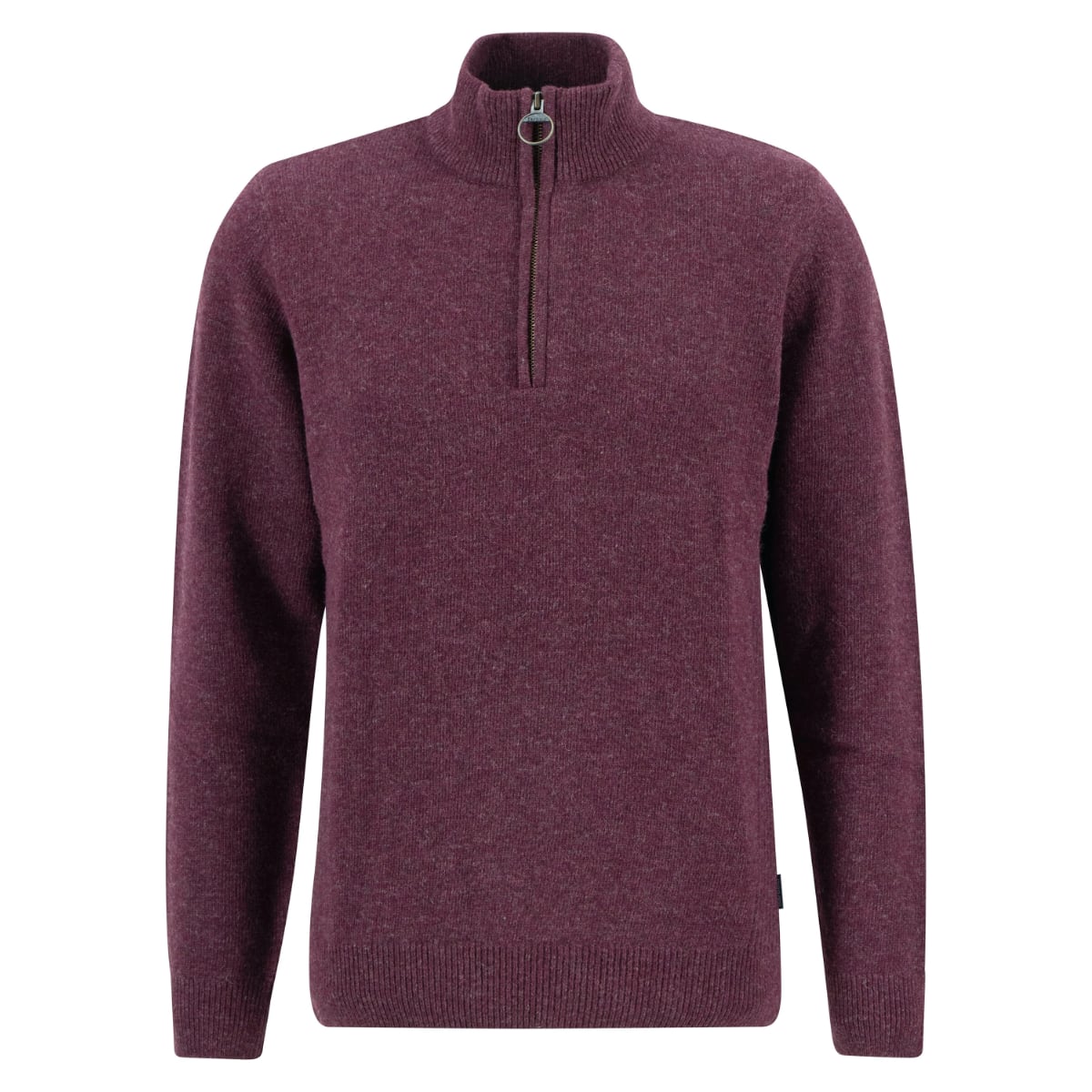 Barbour Holden Half Zip Men's Jumper | Ruby Marl