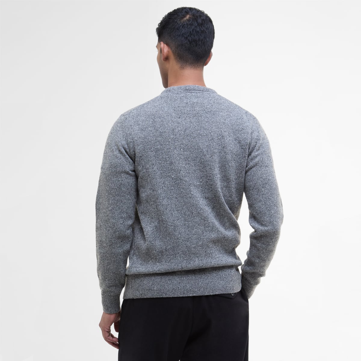 Barbour Tisbury Crew Neck Men's Jumper | Grey