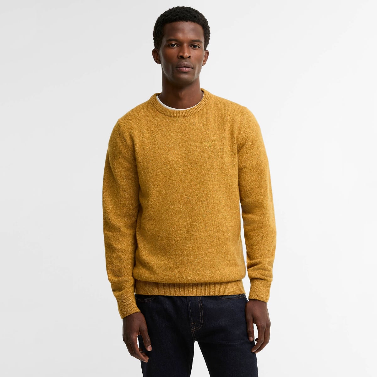 Barbour Tisbury Crew Neck Men's Jumper | Copper