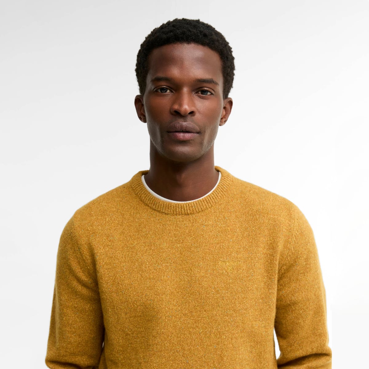 Barbour Tisbury Crew Neck Men's Jumper | Copper