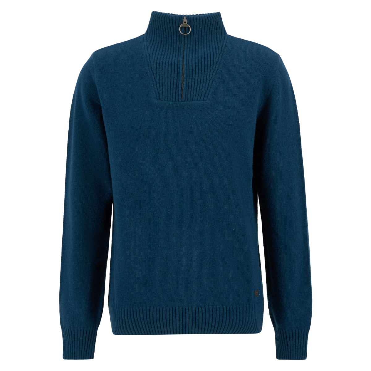 Barbour Nelson Essential Half Zip Men's Jumper | Mallard Green