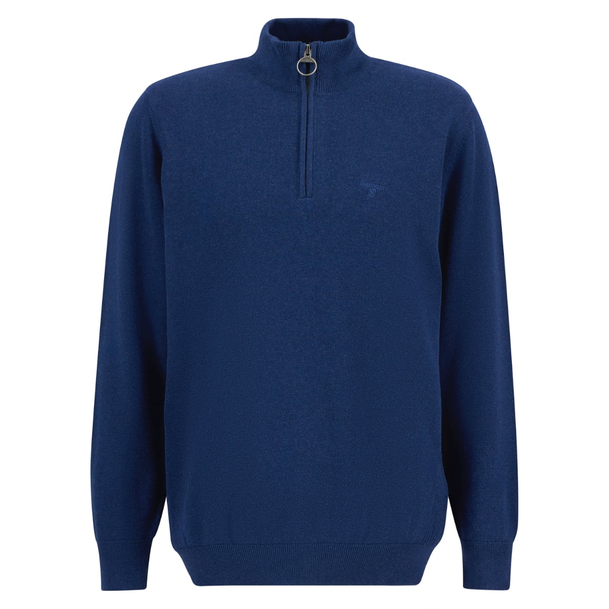 Barbour Cotton Half Zip Men's Jumper | Inky Marl