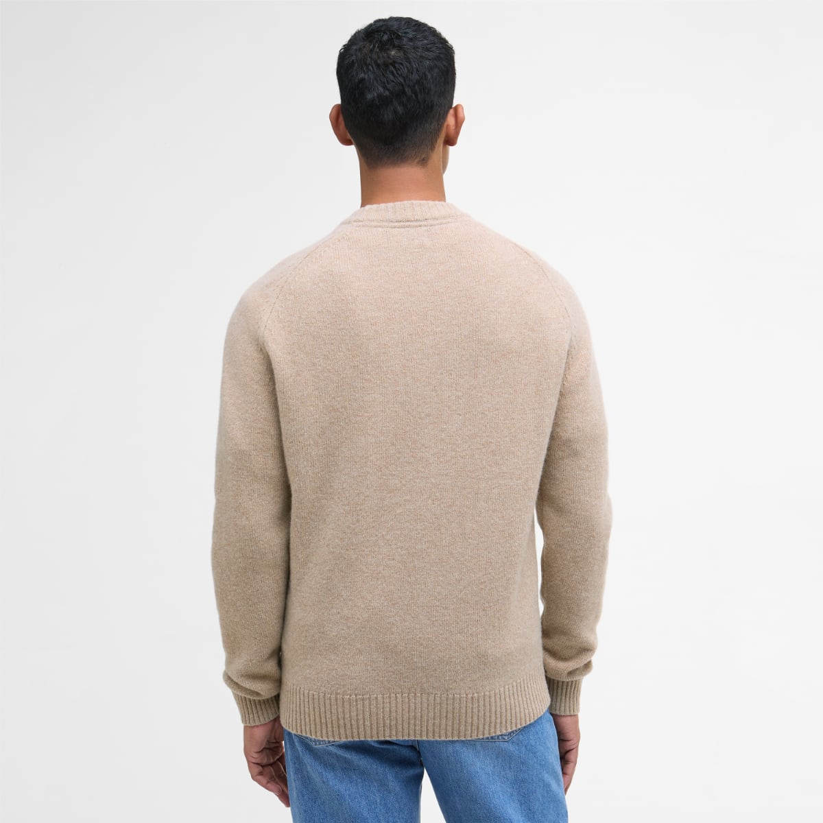 Barbour Grangetown Crew Neck Men's Jumper | Washed Stone