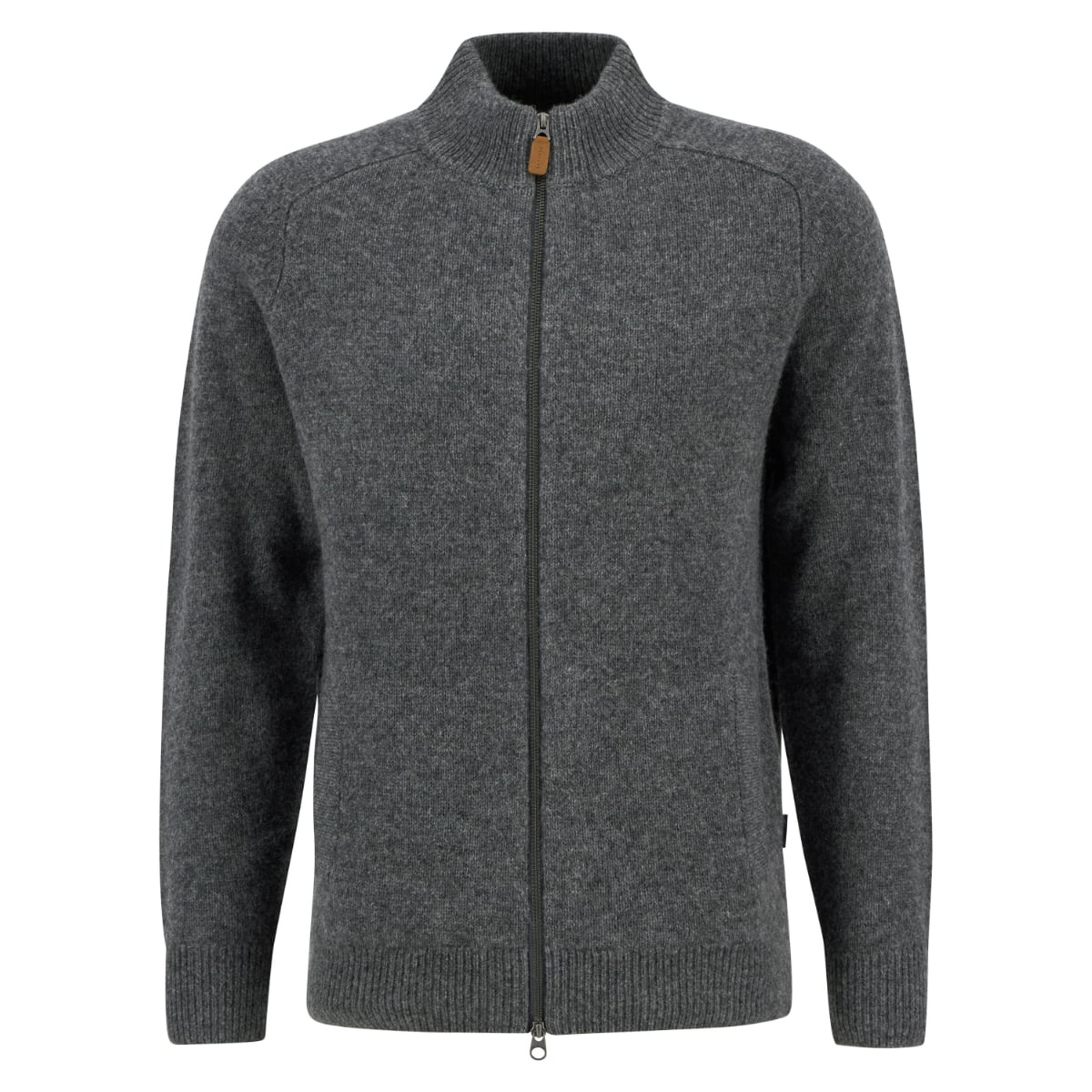 Barbour Talder Zip-Up Men's Cardigan | Charcoal