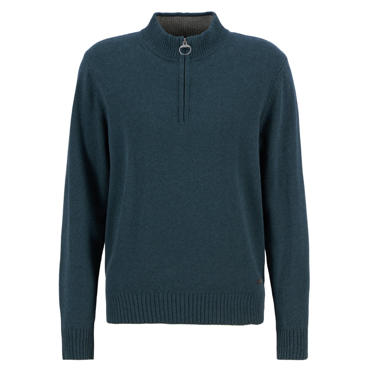 Barbour Kelson Half Zip Men's Jumper | Mallard Green