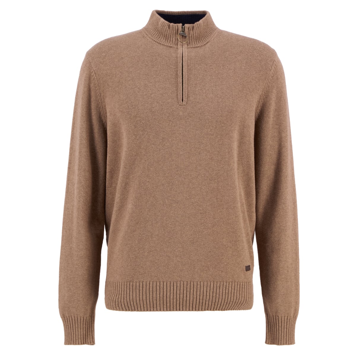 Barbour Kelson Half Zip Men's Jumper | Stone