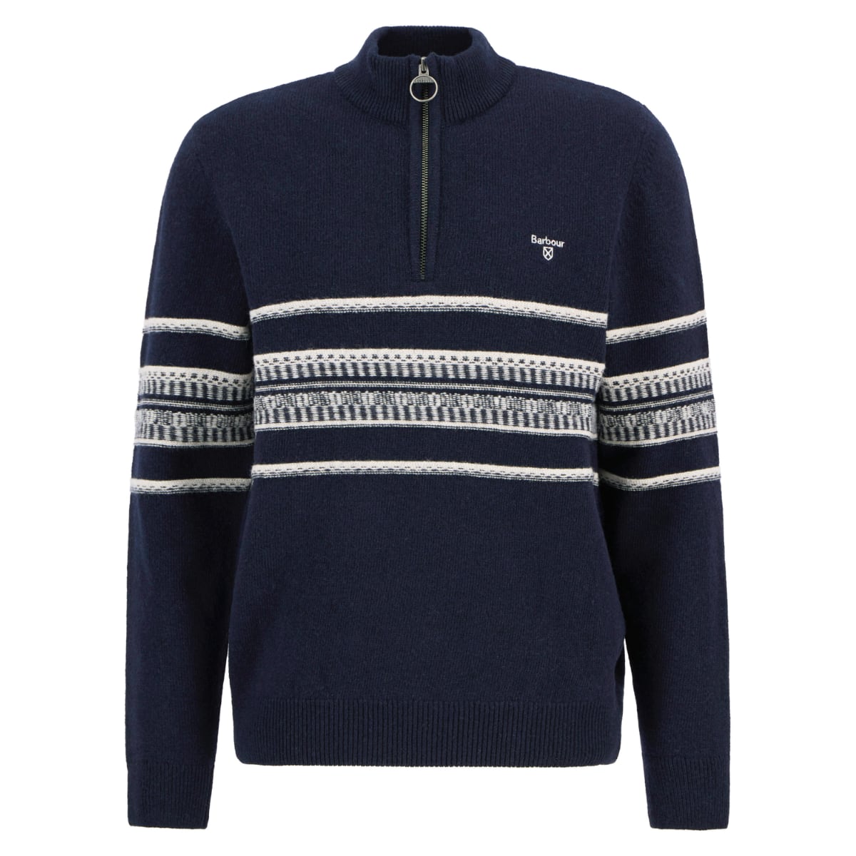 Barbour Kepwick Half Zip Men's Jumper | Navy
