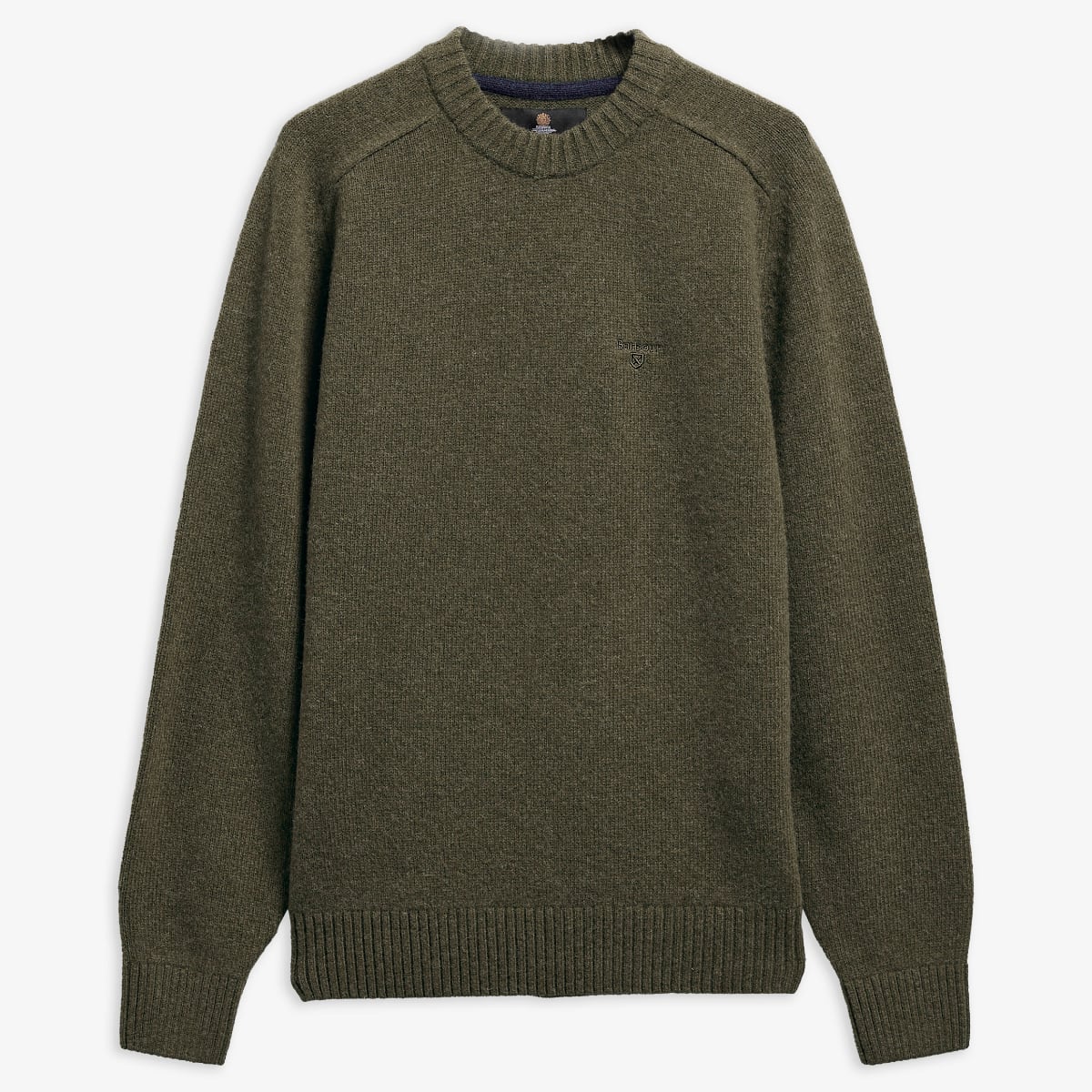 Barbour Newtown Crew Neck Men's Sweater | Mid Olive