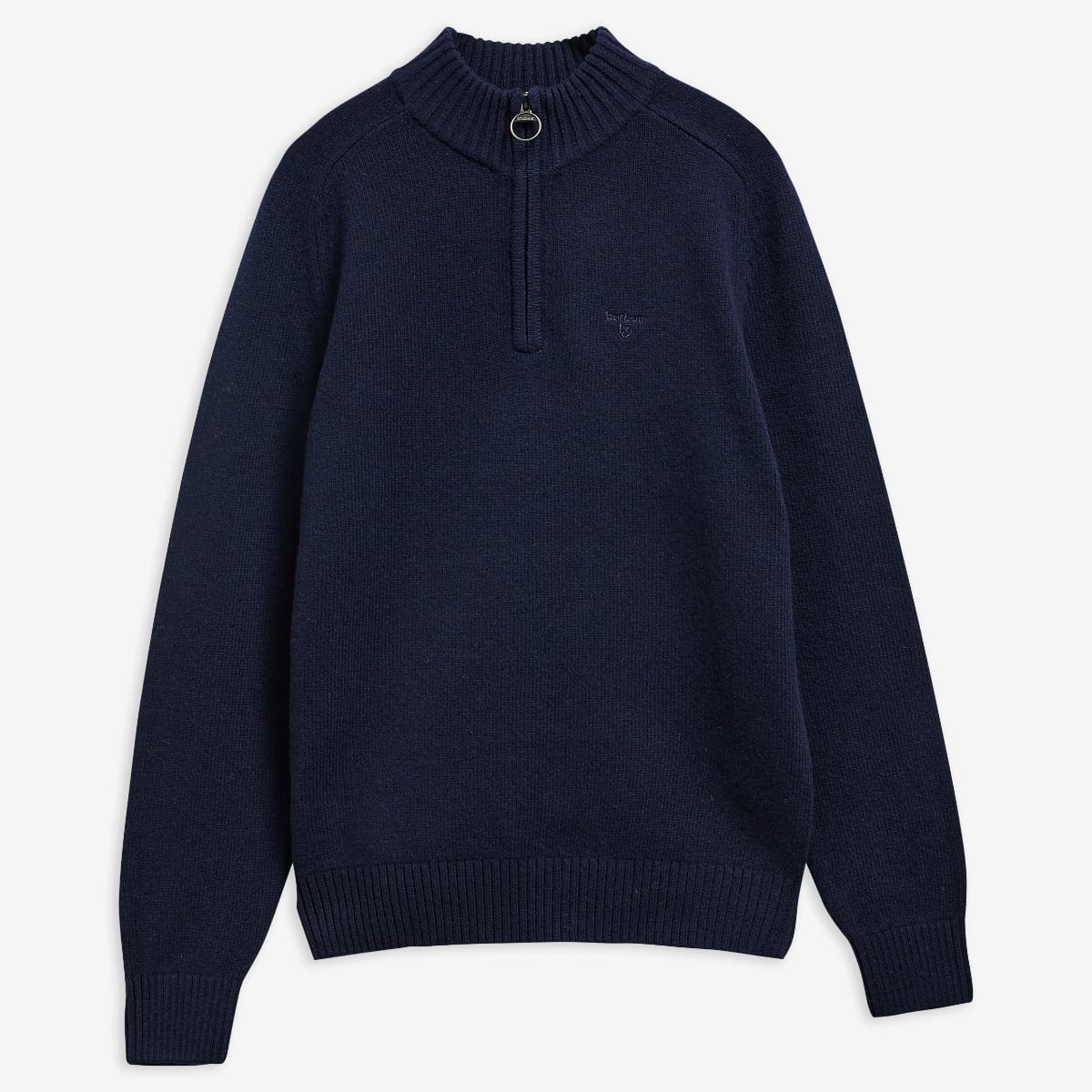 Barbour Newtown Half-Zip Men's Sweater | Navy