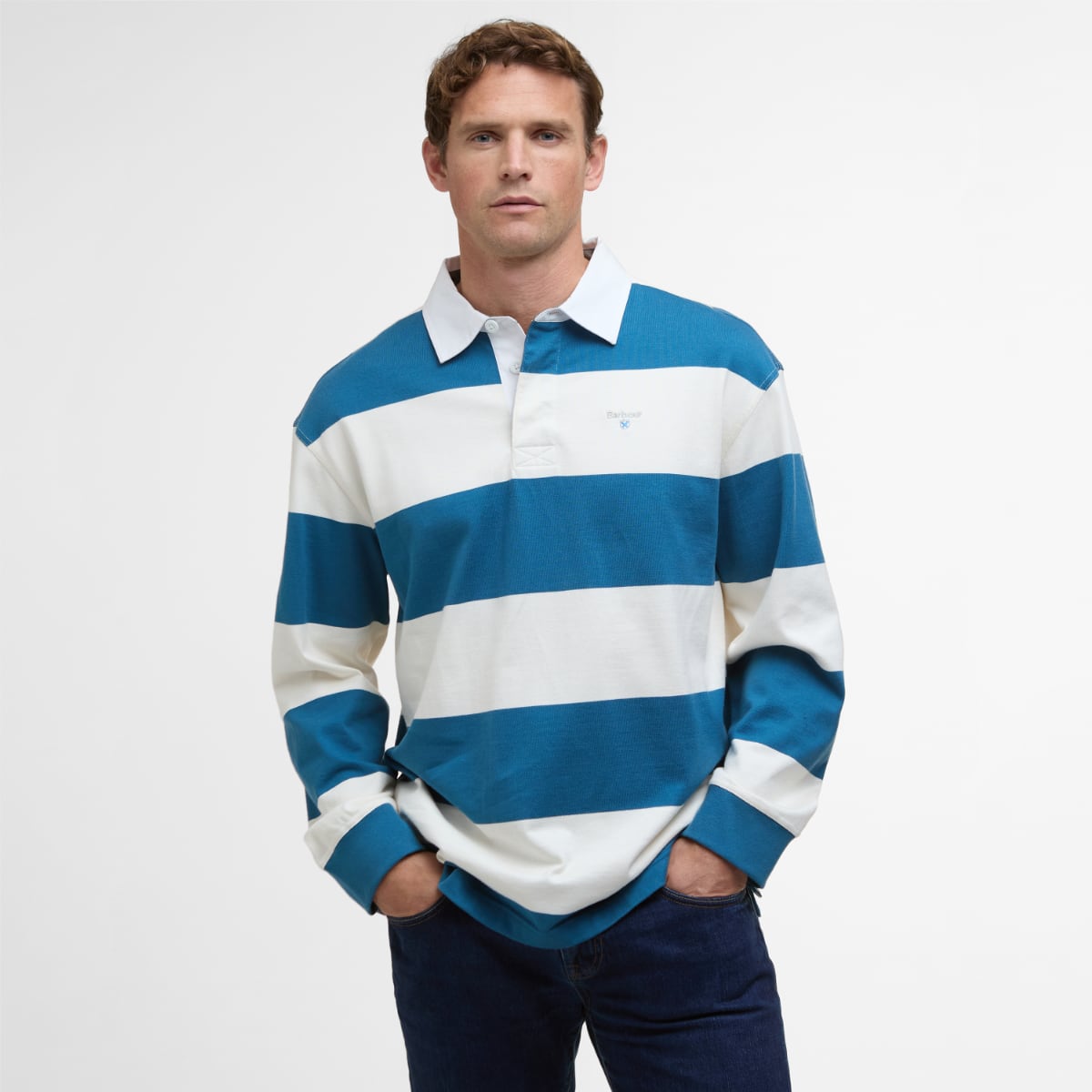 Barbour Broome Men's Rugby Shirt | Midnight